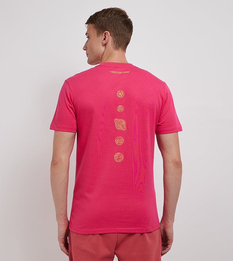 SOLAR SYSTEM TFF T-SHIRT_PINK