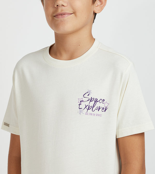 KIDS SPACE DOODLE TFF T-SHIRT_OFF WHITE