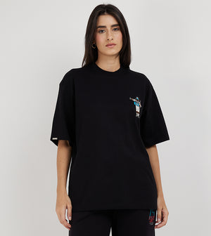 OVERSIZED SULTAN BADGE T-SHIRT_BLACK