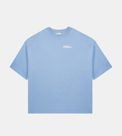 MEN'S  OVERSIZE SHORT SLEEVE T-SHIRT - BLUE