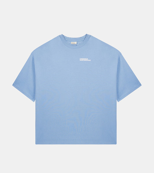 MEN'S  OVERSIZE SHORT SLEEVE T-SHIRT - BLUE