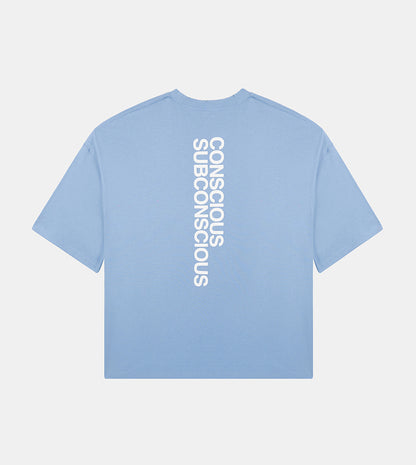 MEN'S  OVERSIZE SHORT SLEEVE T-SHIRT - BLUE