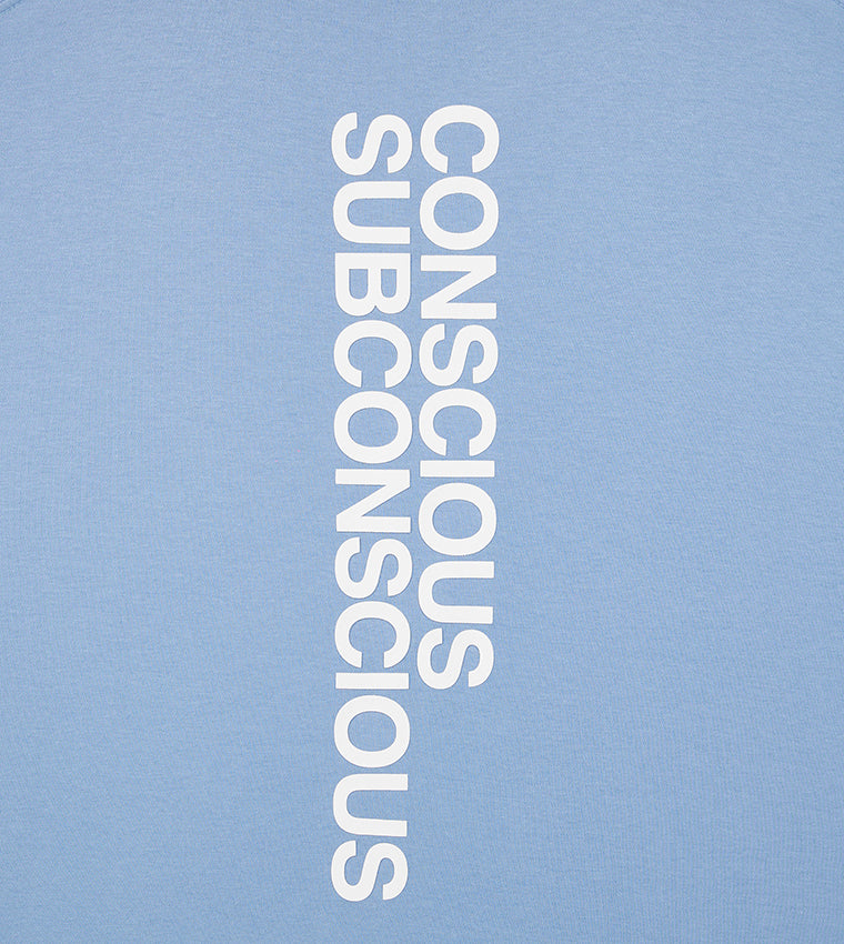 MEN'S  OVERSIZE SHORT SLEEVE T-SHIRT - BLUE