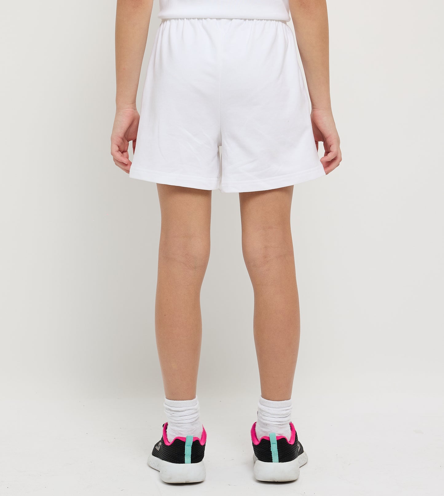 Girl's Sweat Shorts With Front Embroidery