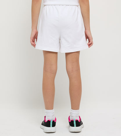 Girl's Sweat Shorts With Front Embroidery