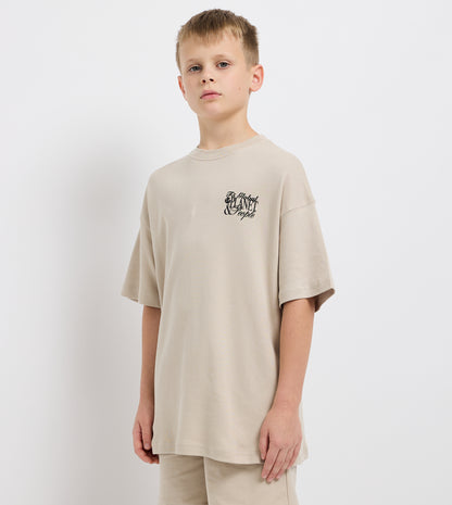 Boy's Global Planet & People Oversized T-Shirt