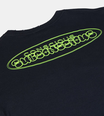KIDS OVERSIZED SHORT SLEEVE T-SHIRT - BLACK