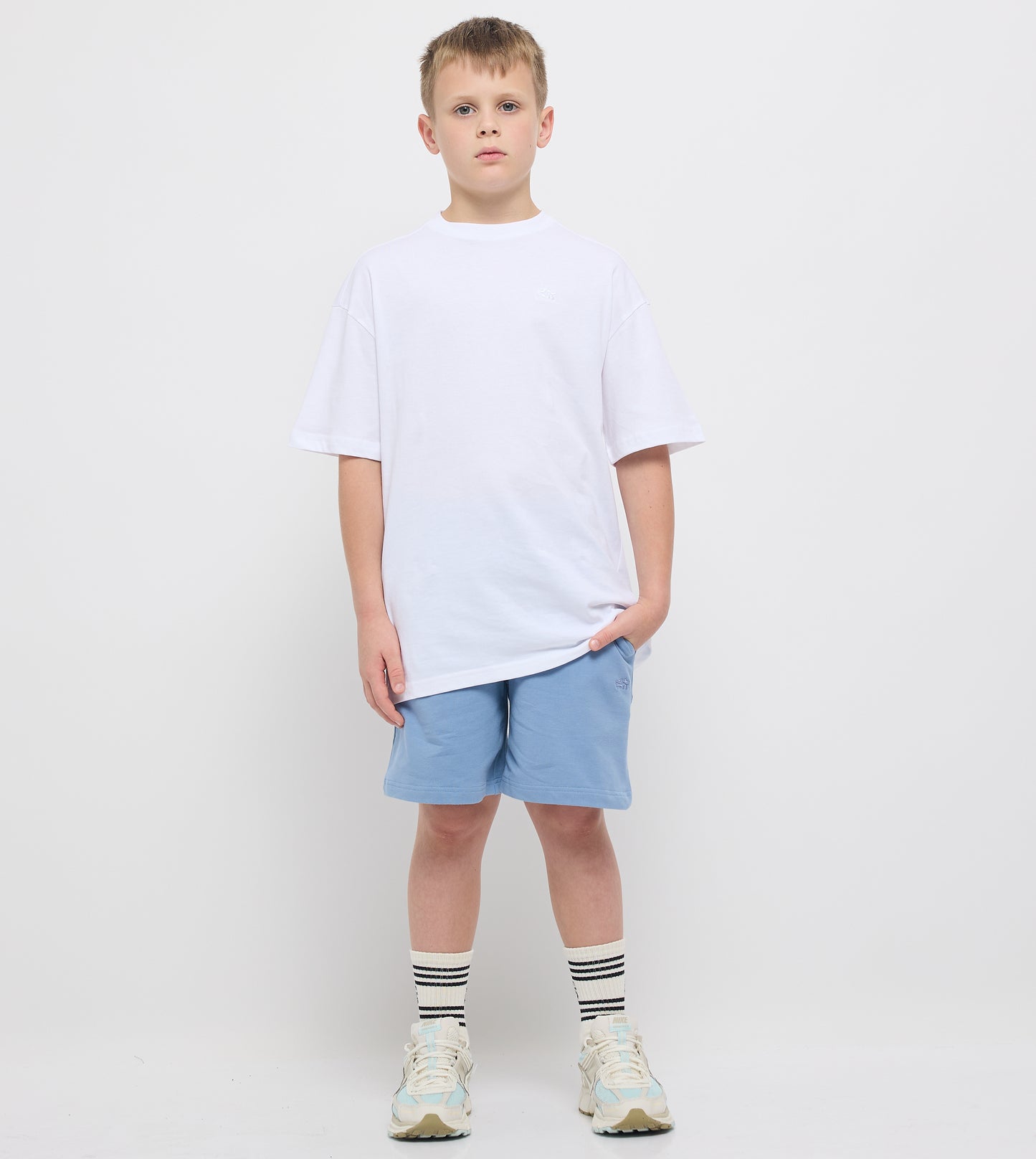 Boy's Sweat Shorts With Front Embroidery