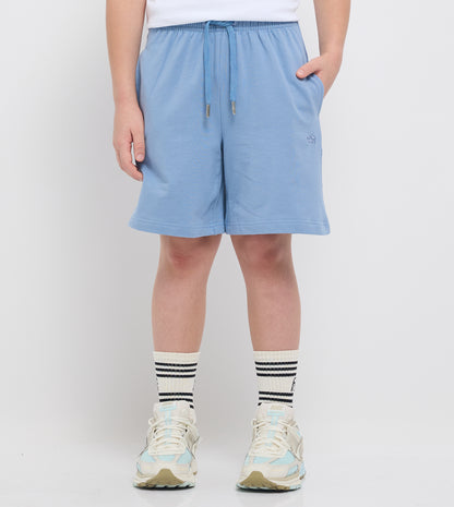 Boy's Sweat Shorts With Front Embroidery