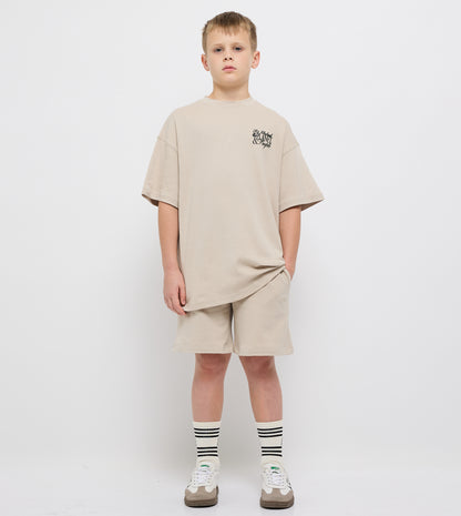 Boy's Sweat Shorts With Front Embroidery