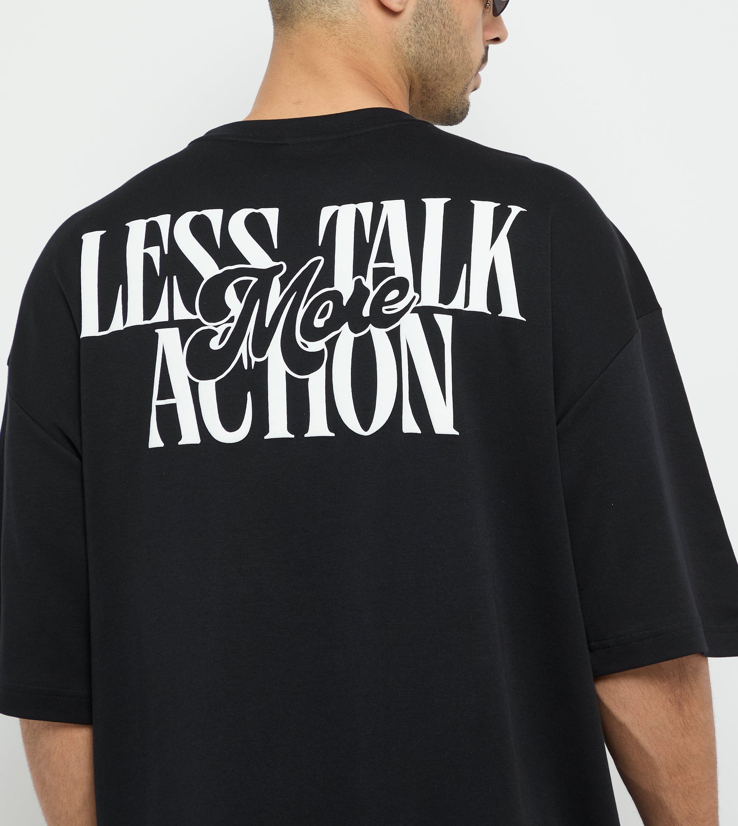 Men's F5 Less Talk More Action Oversized T-Shirt