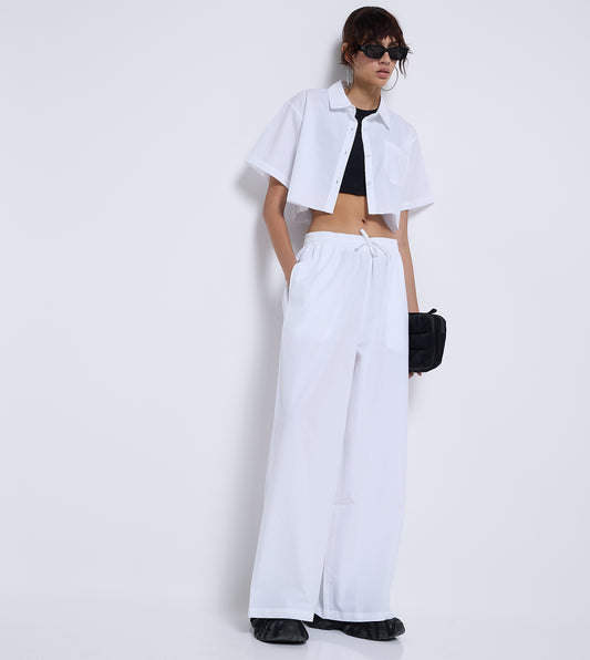 Women Poplin Pants