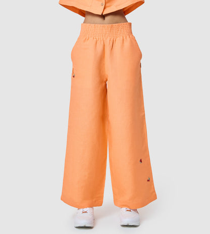 F5 High Waist Linen Pants