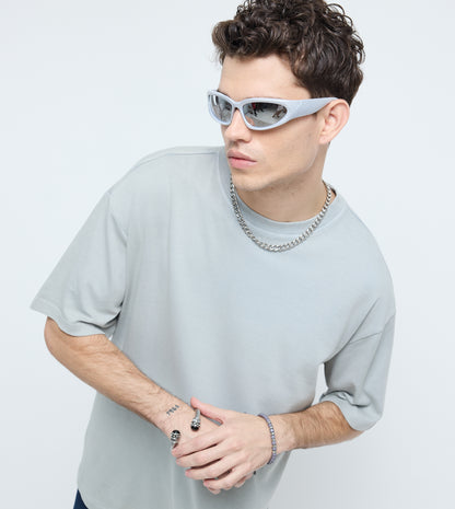 MEN'S  SHORT SLEEVE T-SHIRT - GREY