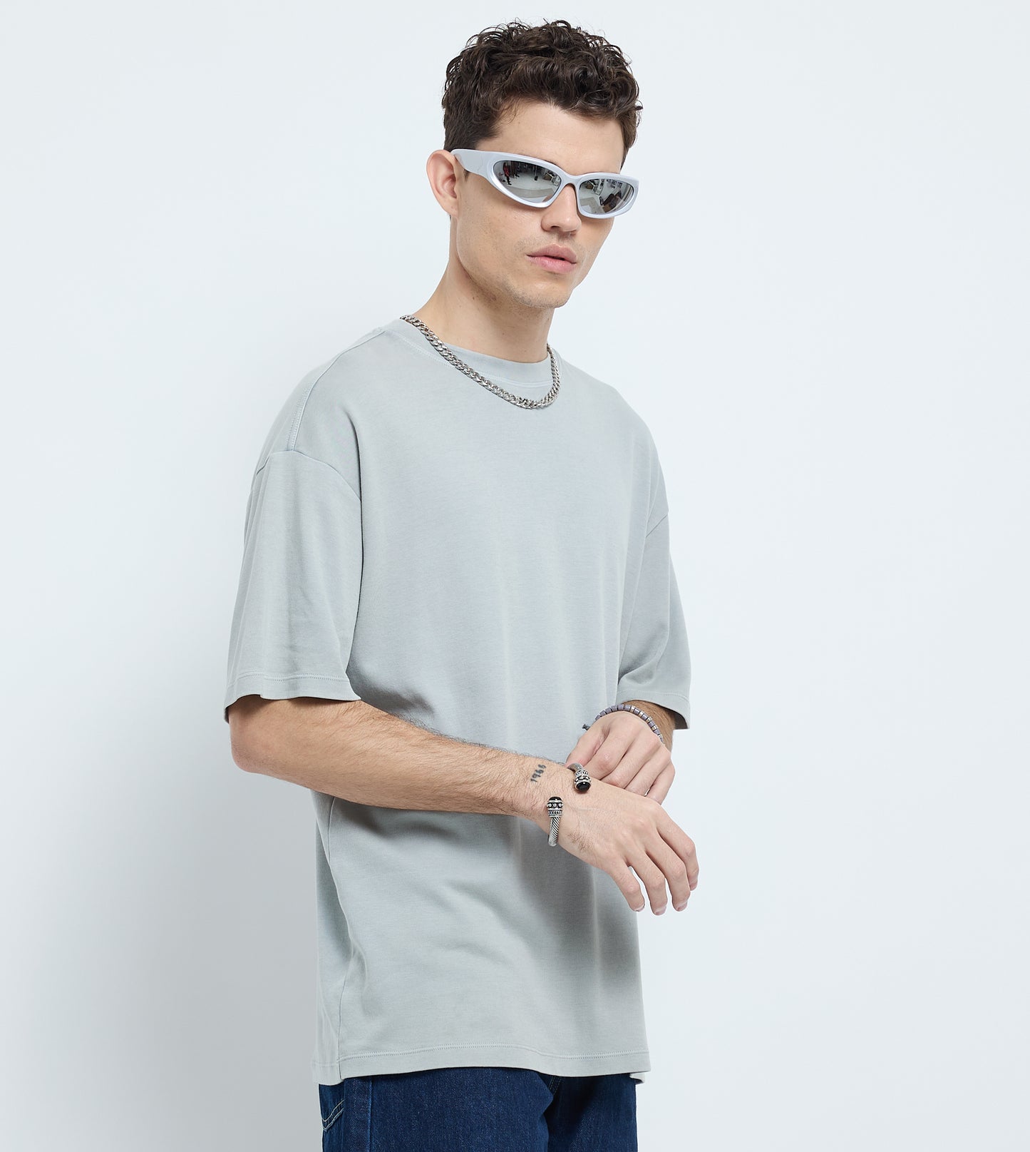 MEN'S  SHORT SLEEVE T-SHIRT - GREY