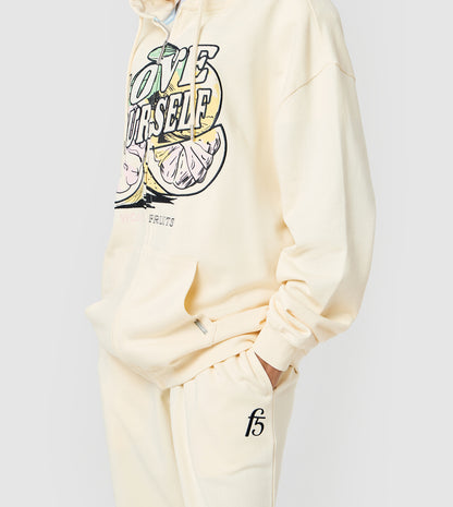 F5 Oversized Zip-Up Hoodie