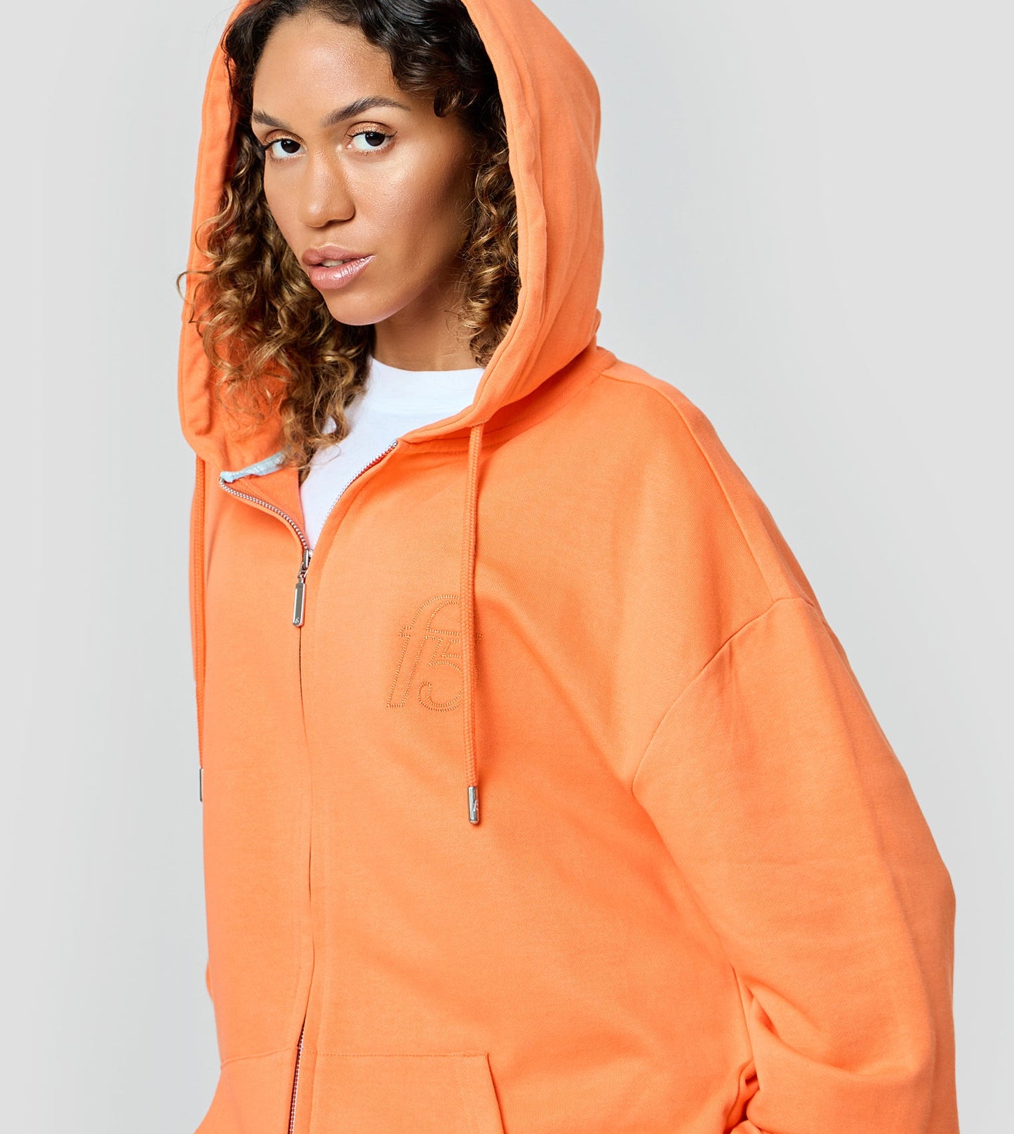 F5 Oversized Zip-Up Hoodie