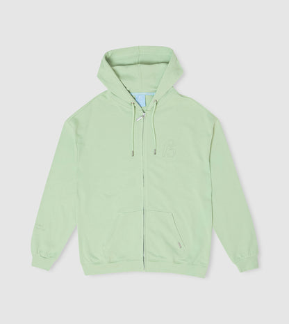 F5 Oversized Zip-Up Hoodie