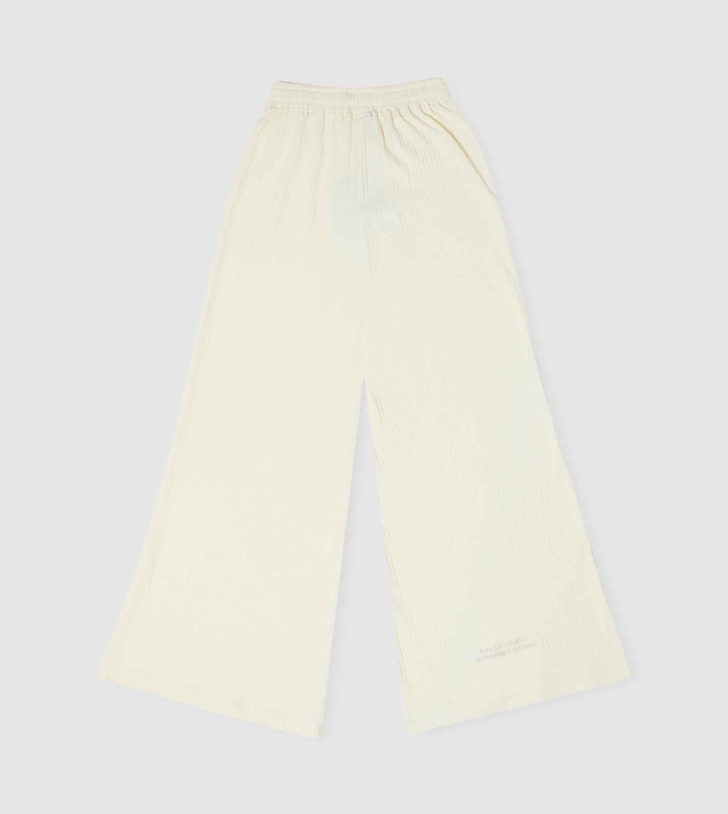 F5 Wide Leg Ribbed Pants