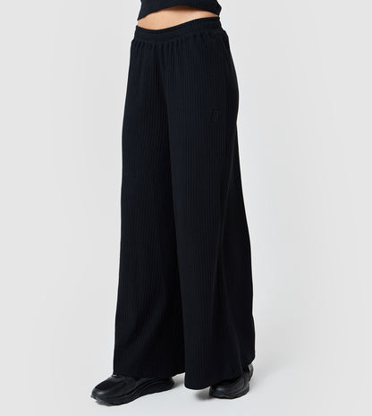 F5 Wide Leg Ribbed Pants