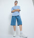 MEN'S DENIM SHORTS - BLUE