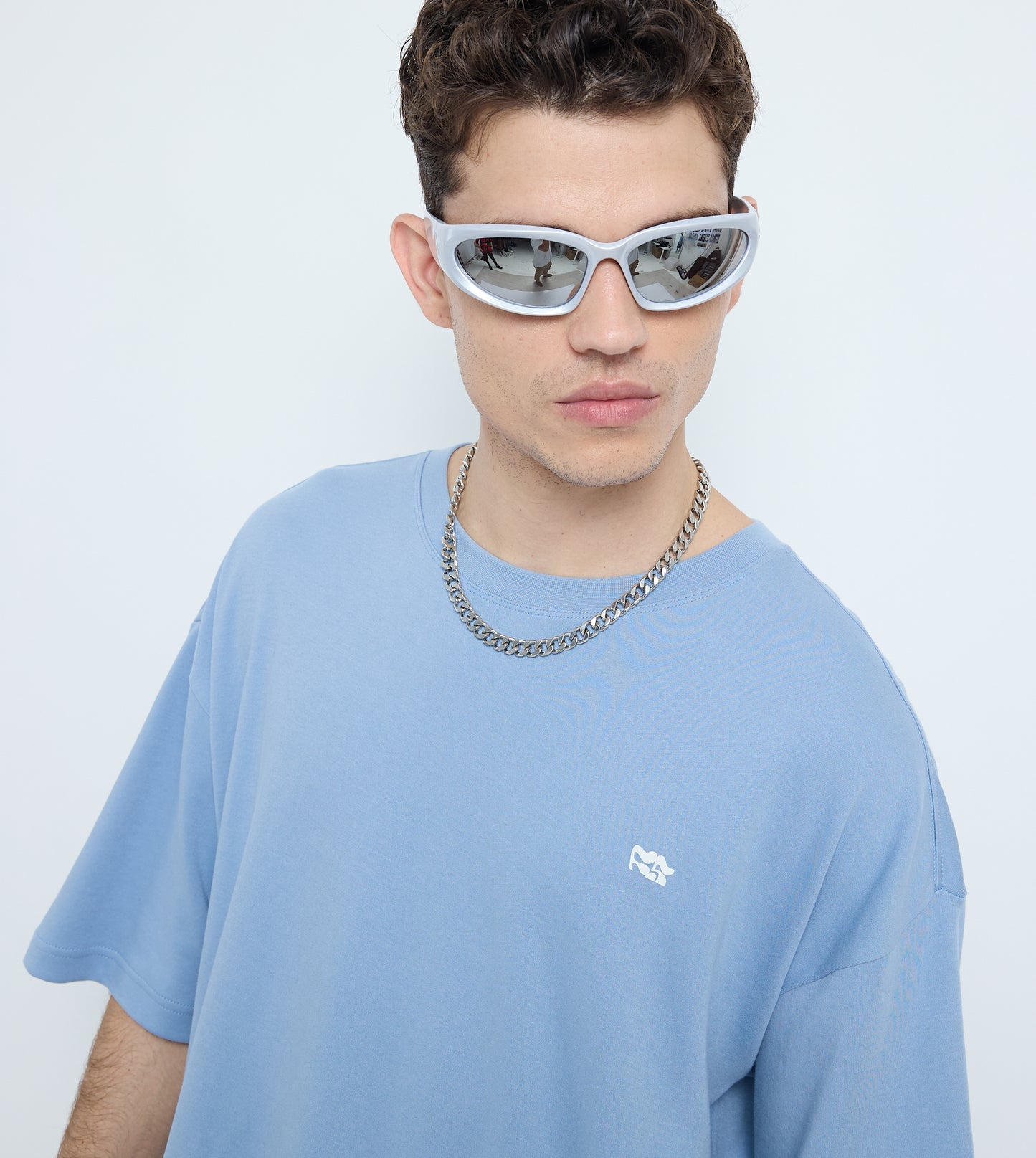 MEN'S DENIM SHORTS - BLUE