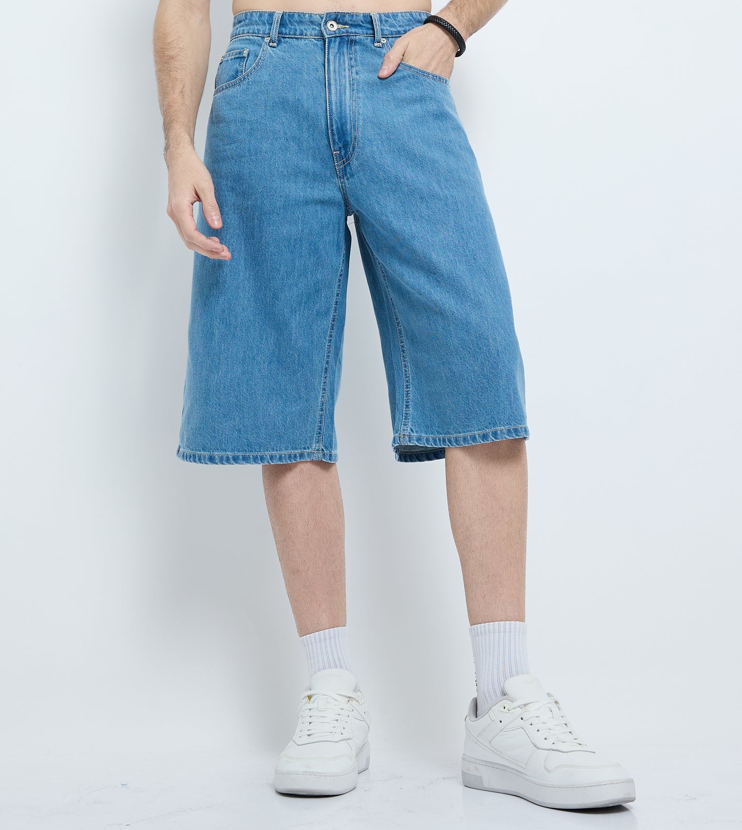 Relaxed Fit Denim Shorts