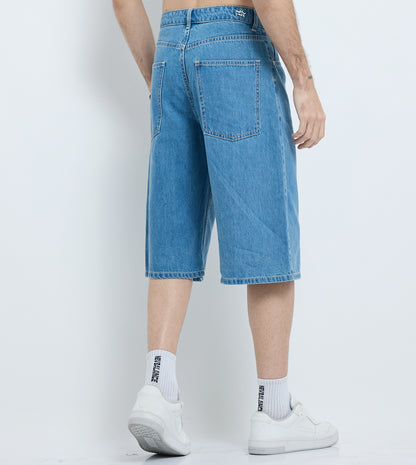 Relaxed Fit Denim Shorts