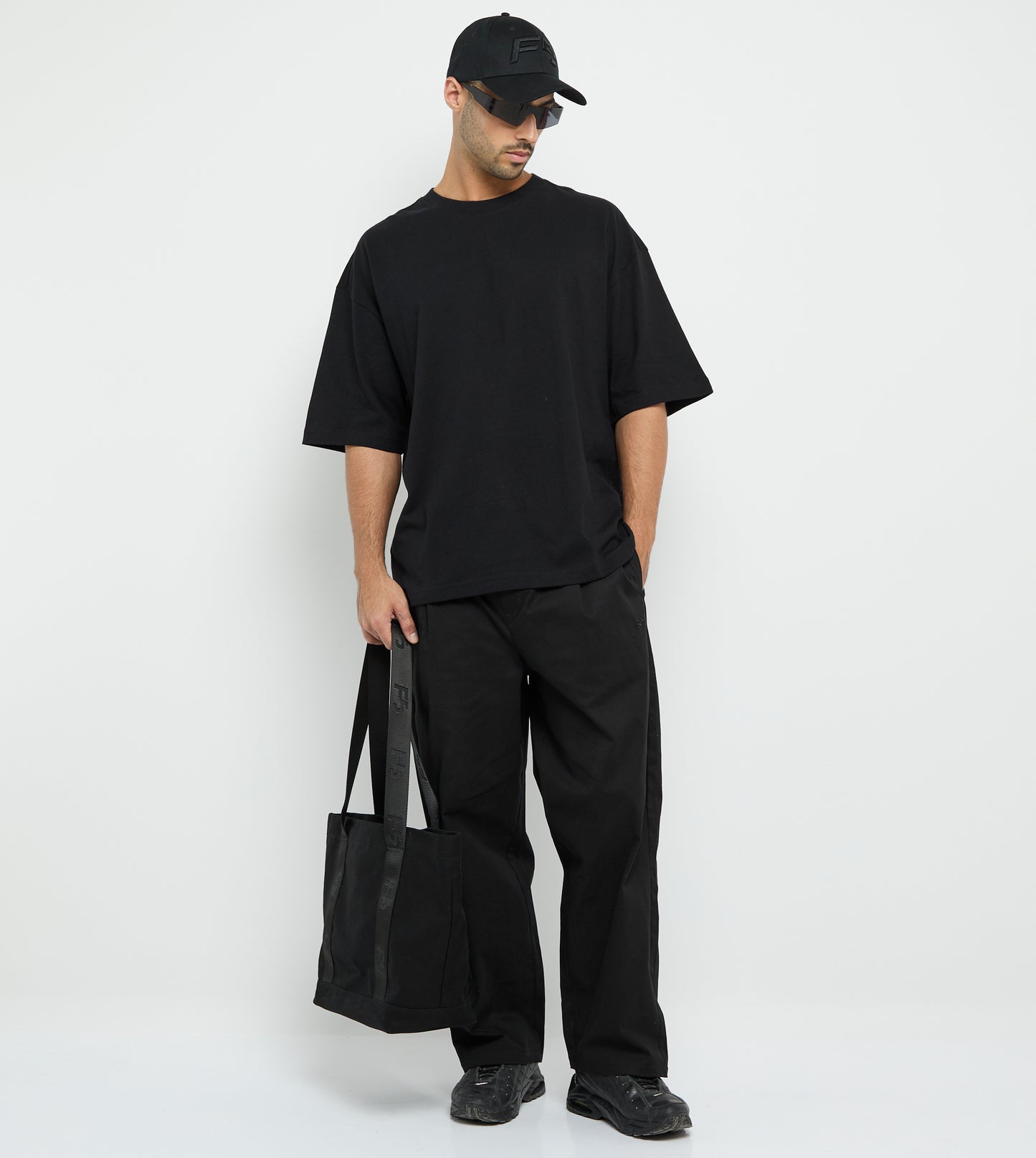 Arabic Print Oversized T-Shirt