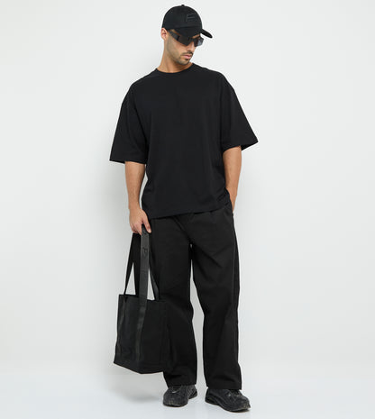 Arabic Print Oversized T-Shirt