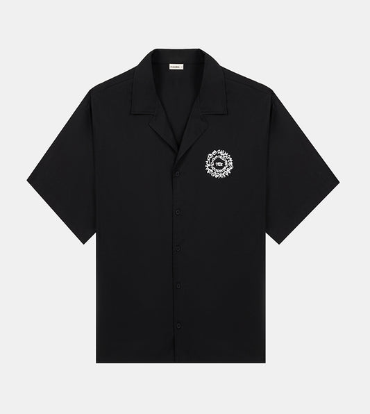 MEN'S  SHORT SLEEVE SHIRT - BLACK