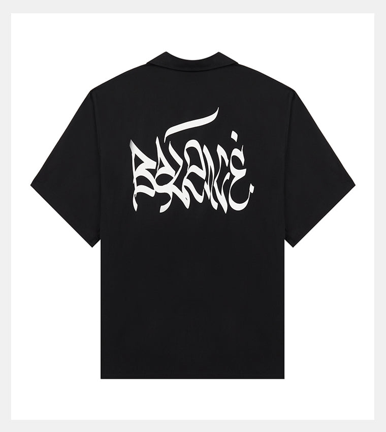 MEN'S  SHORT SLEEVE SHIRT - BLACK