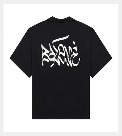 MEN'S  SHORT SLEEVE SHIRT - BLACK