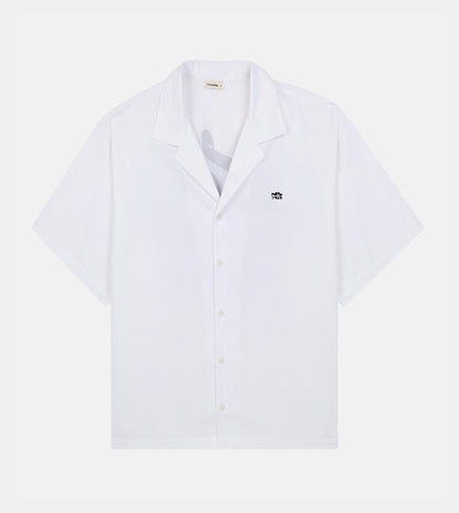 MEN'S  SHORT SLEEVE SHIRT - WHITE