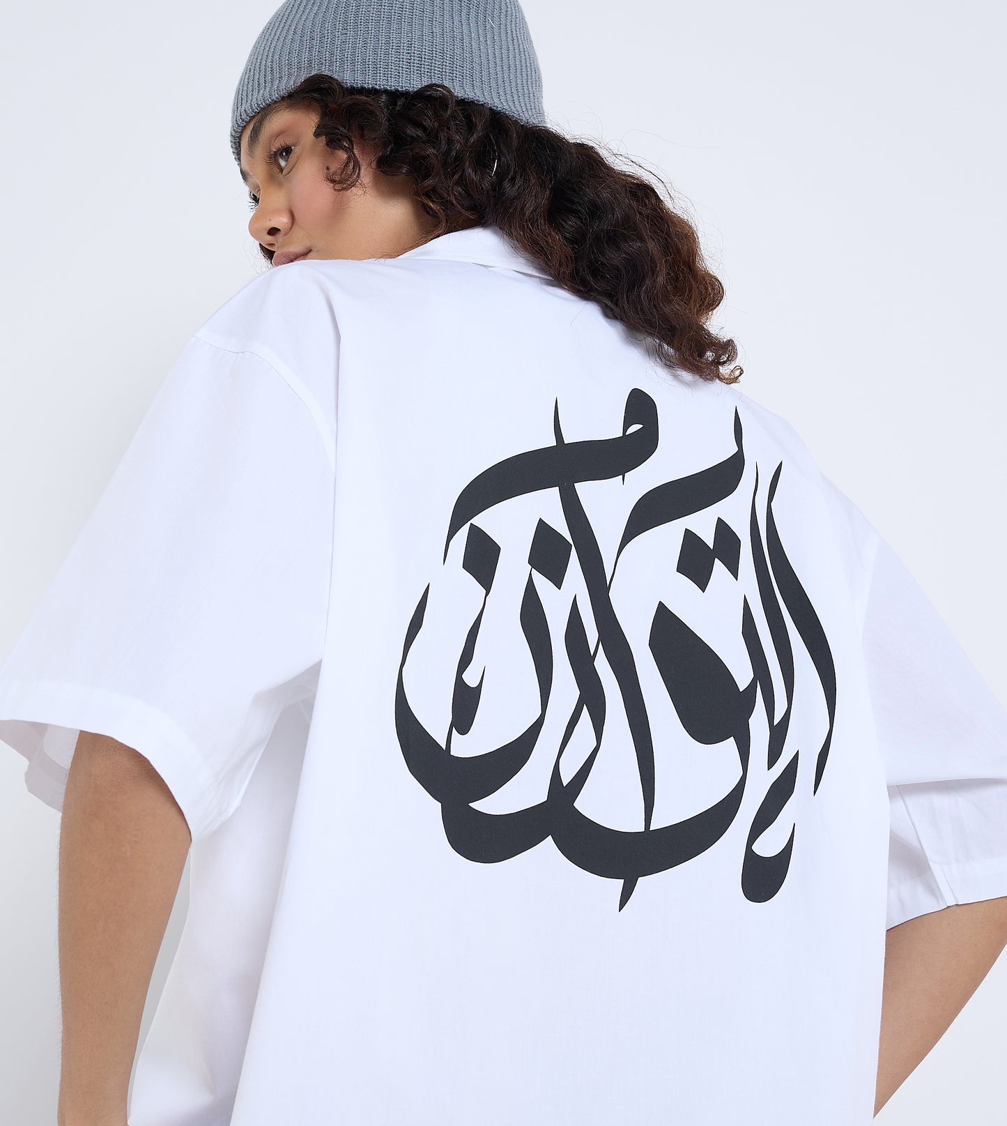 WOMEN'S  SHORT SLEEVE SHIRT - WHITE