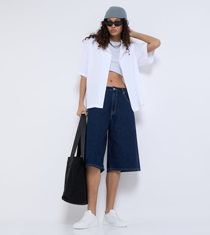 WOMEN'S  SHORT SLEEVE SHIRT - WHITE