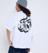 Women's F5 Arabic Print Shirt - White