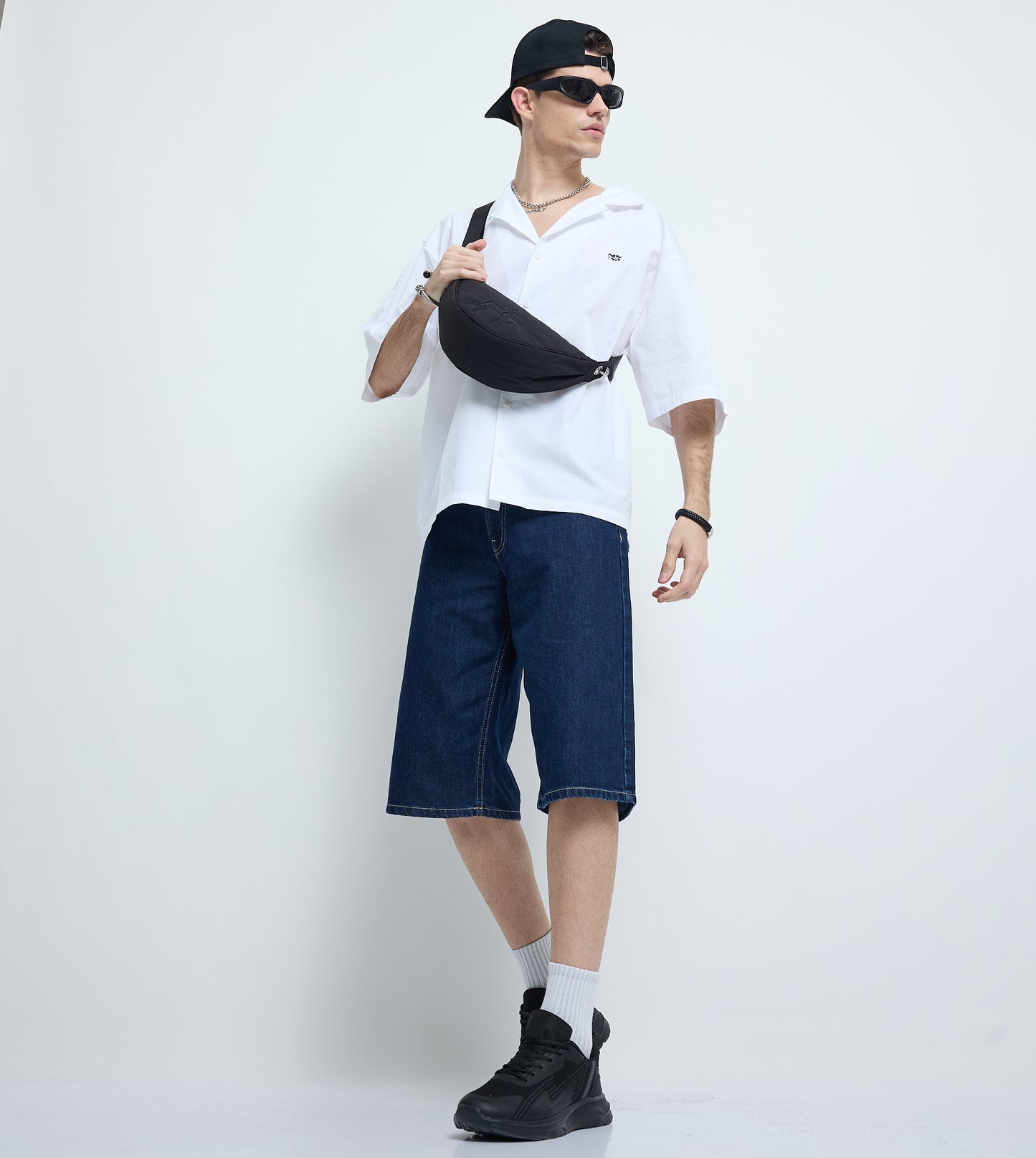 MEN'S  SHORT SLEEVE SHIRT - WHITE