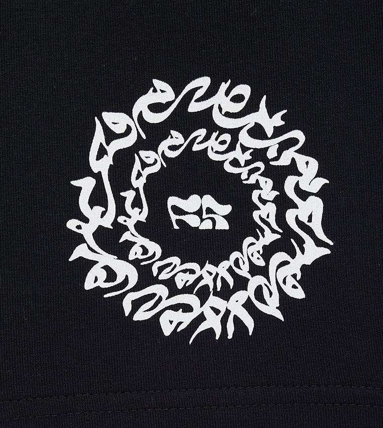 MEN'S  KNIT SHORTS - BLACK
