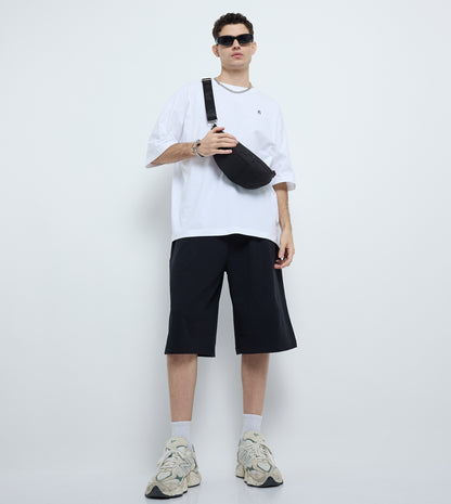 MEN'S  KNIT SHORTS - BLACK