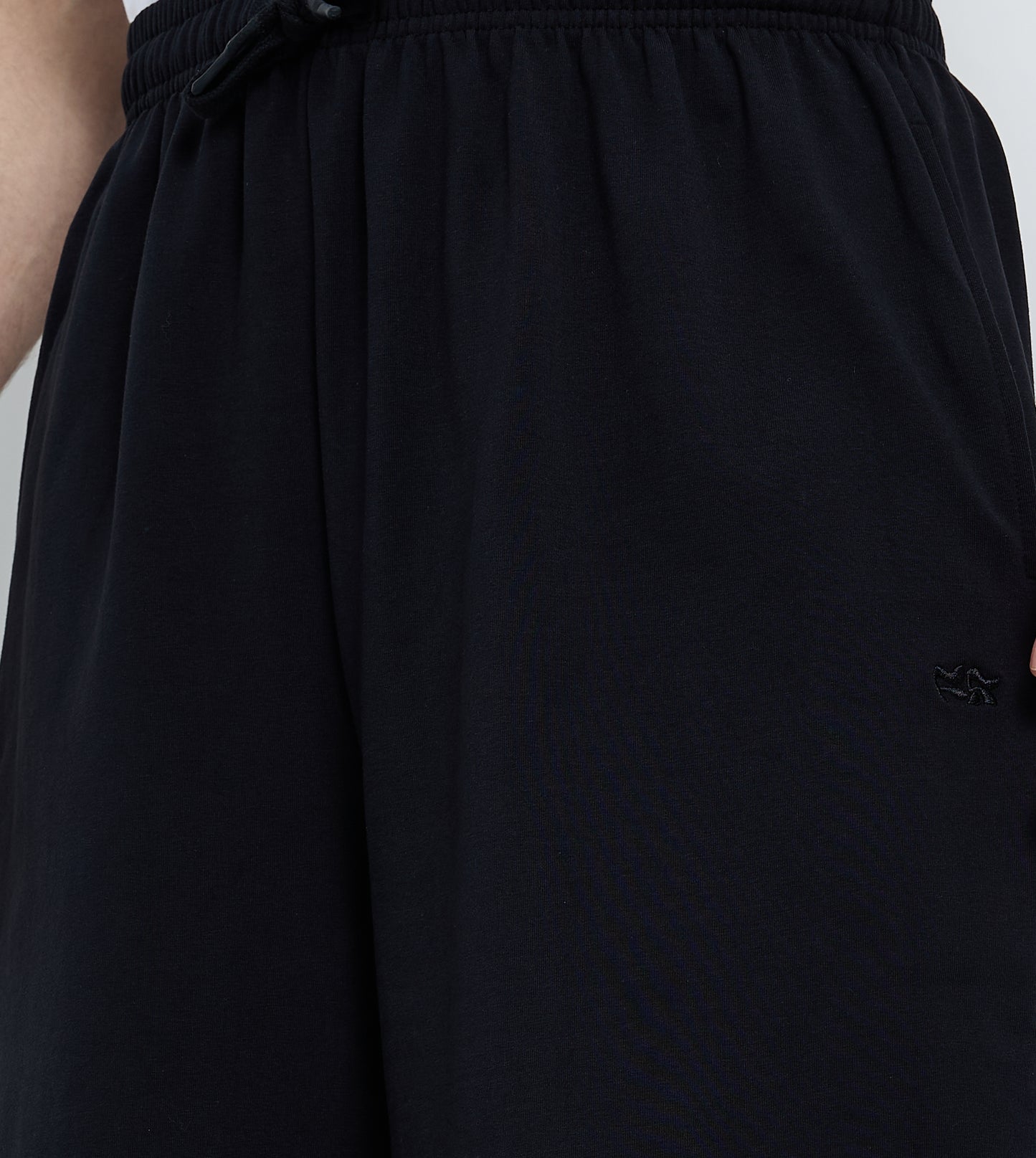 MEN'S  KNIT SHORTS - BLACK