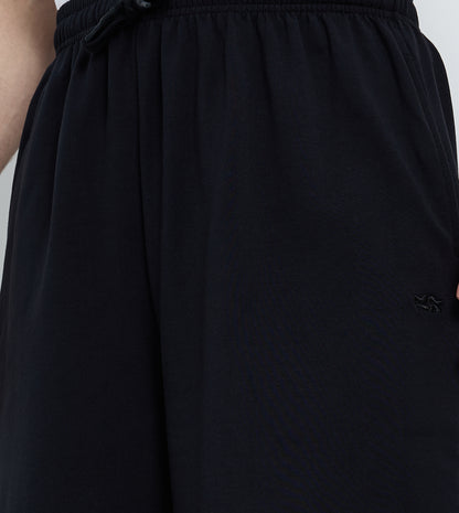 MEN'S  KNIT SHORTS - BLACK