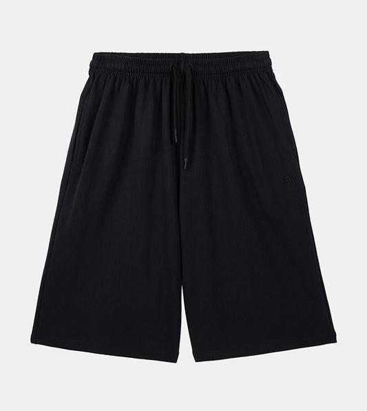 MEN'S  KNIT SHORTS - BLACK