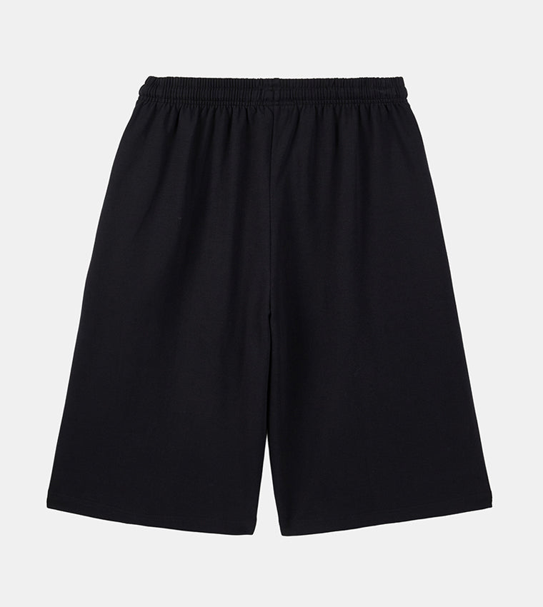 MEN'S  KNIT SHORTS - BLACK