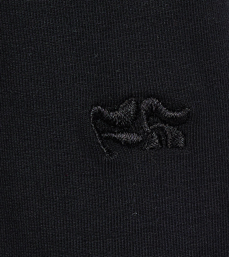 MEN'S  KNIT SHORTS - BLACK