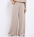 Comfy Wide-Leg Pants - Light Brown