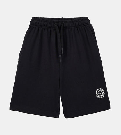 KIDS KNIT SHORTS - BLACK