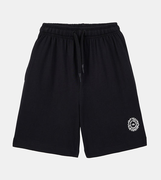 KIDS KNIT SHORTS - BLACK