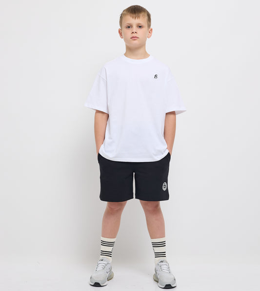 Boy's F5 Logo Sweat Shorts With Front Embroidery