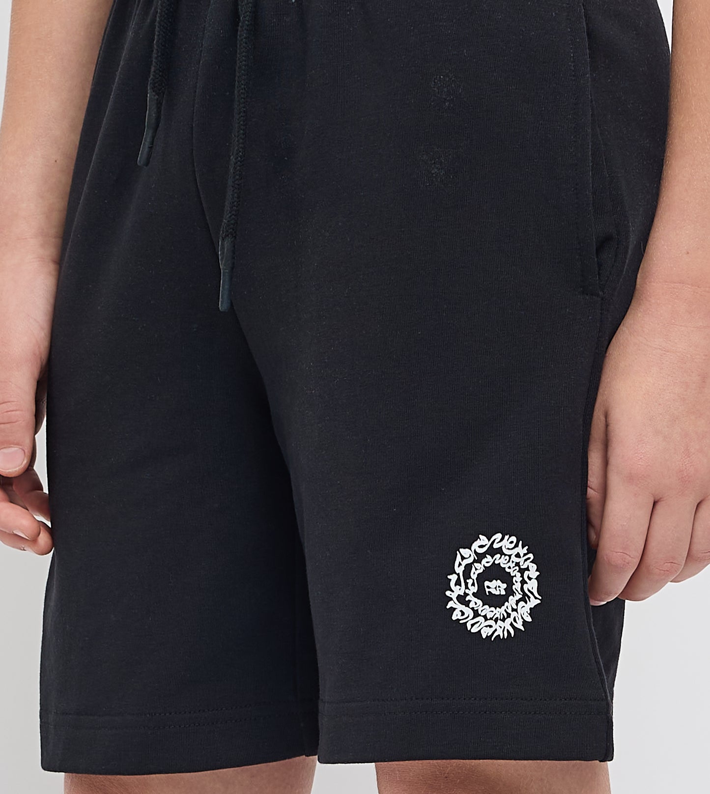 Boy's F5 Logo Sweat Shorts With Front Embroidery